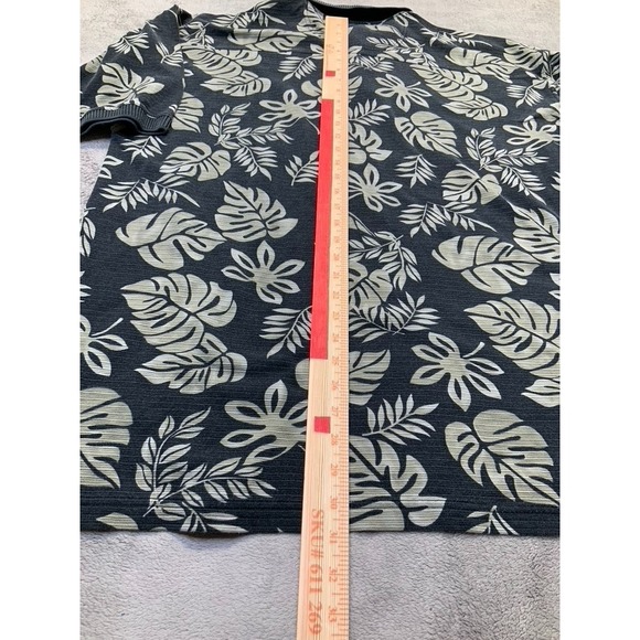 Vintage Tommy Bahama Men's Floral Short Sleeve Polo Shirt Size XL - Big&Tall - Picture 4 of 6